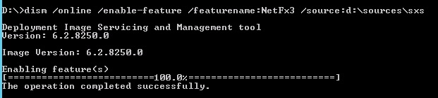 Successful .NET 3.51 install