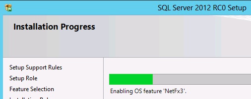 Setup installing .NET 3.51
