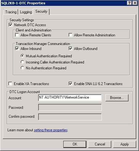 Figure 3. DTC enabled for network access