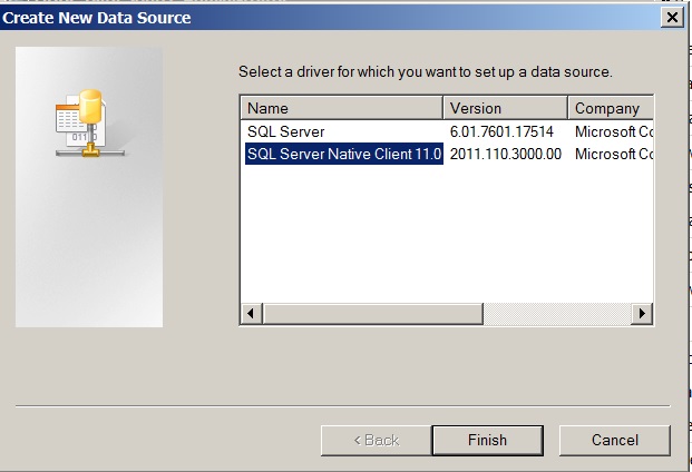 Figure 6. Selecting the version of SQL Server